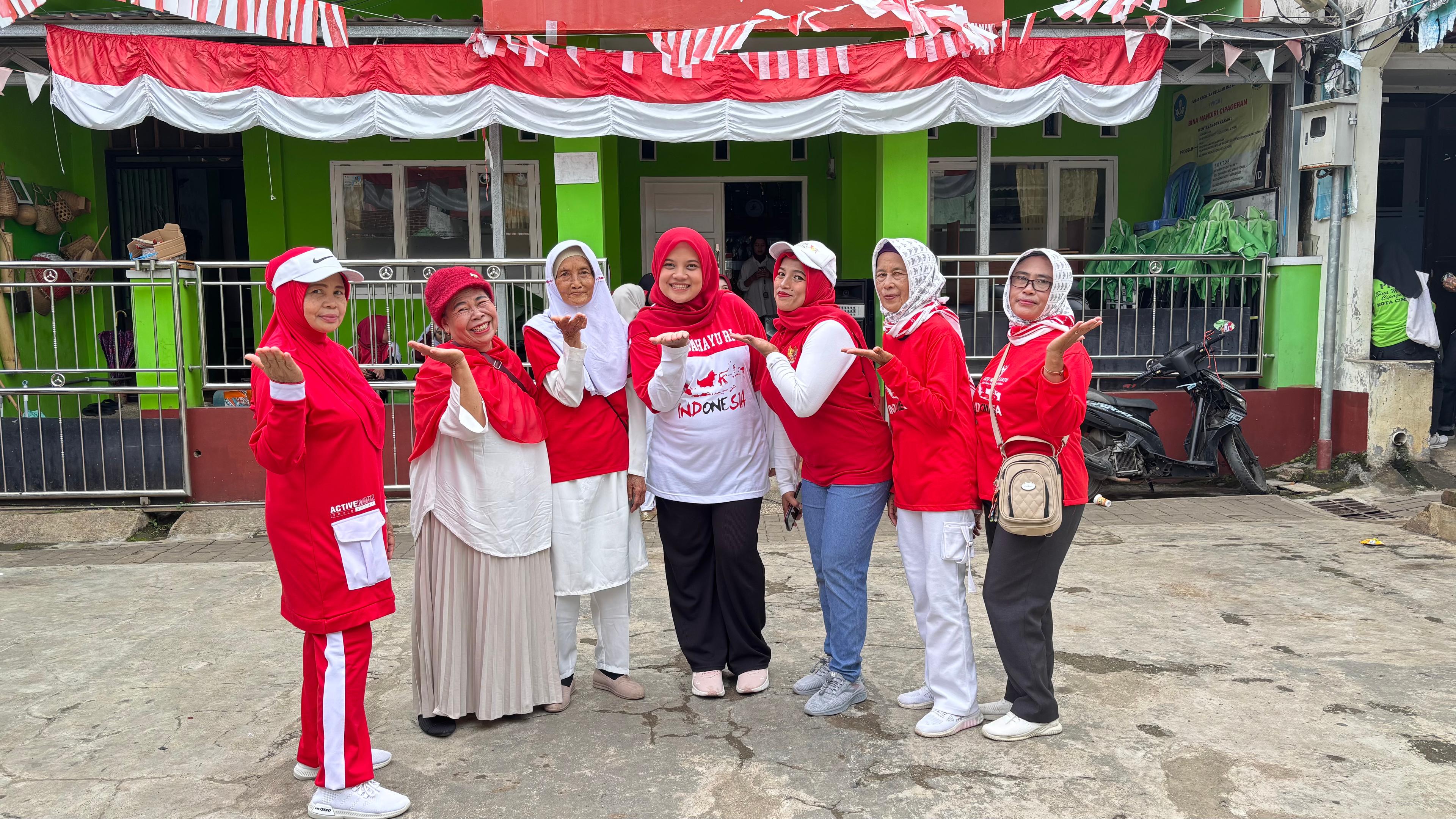 Kebersamaan Alumni Paket A, B, C Warnai Perayaan HUT RI 2025